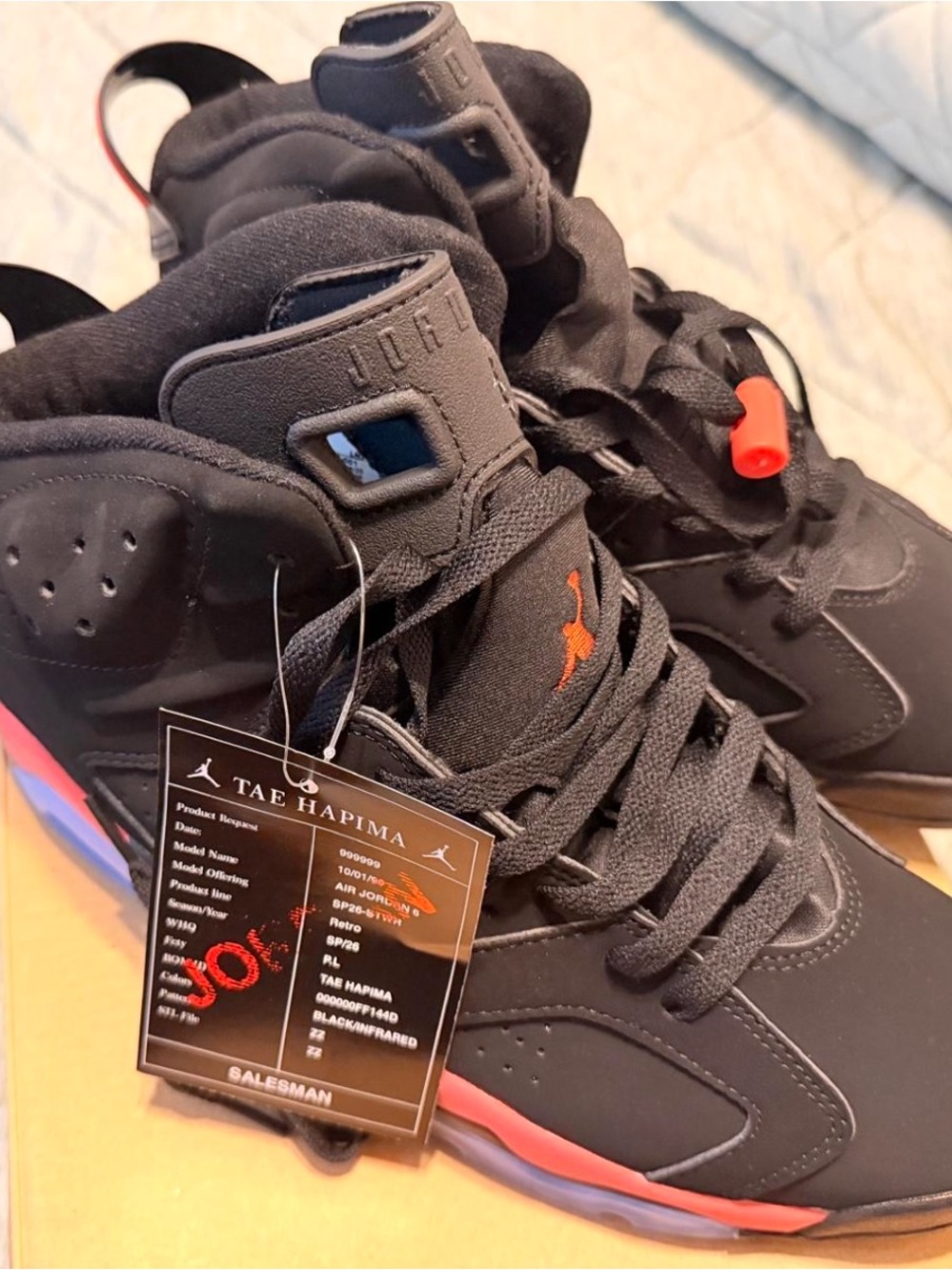 Jordan 6 inferred - size 11